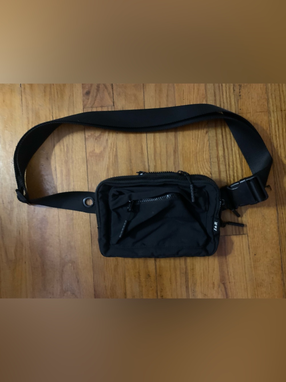 Black Men's Crossbody Sling Bag - Unbranded
